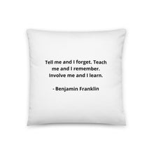 Load image into Gallery viewer, Teachers Benjamin Franklin Pillow