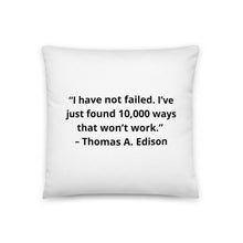 Load image into Gallery viewer, Thomas Edison 1 Pillow
