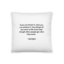 Load image into Gallery viewer, Zig Ziglar Inspirational Pillow