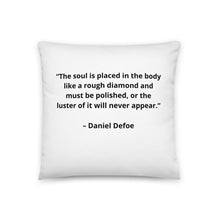 Load image into Gallery viewer, Daniel Defoe New Age Pillow