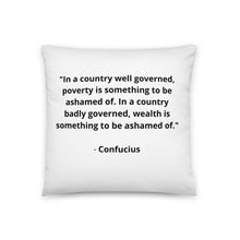Load image into Gallery viewer, Spiritual Confucius Quote Pillow