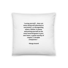 Load image into Gallery viewer, Self-Love Margo Anand Pillow