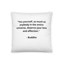 Load image into Gallery viewer, Self-Love Buddha Pillow