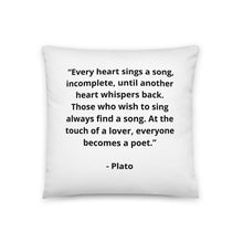 Load image into Gallery viewer, Romance Plato Pillow