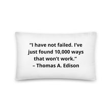 Load image into Gallery viewer, Thomas Edison 1 Pillow