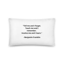 Load image into Gallery viewer, Benjamin Franklin Pillow
