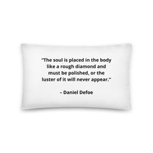 Load image into Gallery viewer, Daniel Defoe New Age Pillow