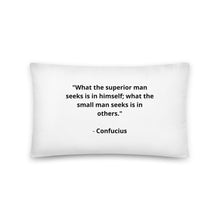 Load image into Gallery viewer, Spiritual Confucius Quote Pillow