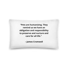 Load image into Gallery viewer, Pets James Cromwell Pillow