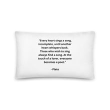 Load image into Gallery viewer, Romance Plato Pillow