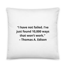 Load image into Gallery viewer, Thomas Edison 1 Pillow