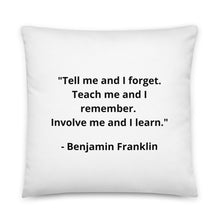 Load image into Gallery viewer, Benjamin Franklin Pillow