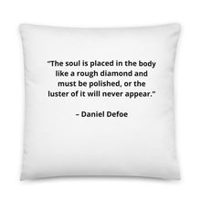 Load image into Gallery viewer, Daniel Defoe New Age Pillow