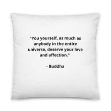 Load image into Gallery viewer, Self-Love Buddha Pillow