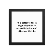 Load image into Gallery viewer, Herman Melville Framed Poster