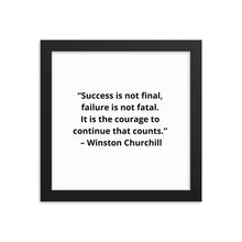 Load image into Gallery viewer, Winston Churchill 1 Framed Poster