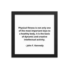 Load image into Gallery viewer, John F. Kennedy Framed Poster