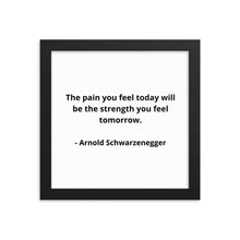 Load image into Gallery viewer, Arnold Schwarzenegger Framed Poster