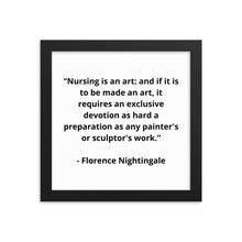Load image into Gallery viewer, Florence Nightingale Framed Poster