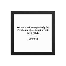 Load image into Gallery viewer, Aristotle Inspirational Framed Poster
