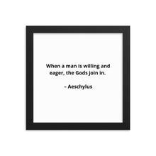 Load image into Gallery viewer, Aeschylus New Age Framed Poster