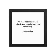 Load image into Gallery viewer, Spiritual Confucius Quote Framed Poster