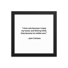 Load image into Gallery viewer, Pets Jean Cocteau Framed Poster