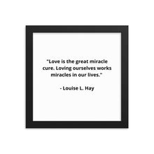 Load image into Gallery viewer, Self-Love Louise L. Hay Framed Poster