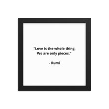 Load image into Gallery viewer, Romance Rumi Framed Poster