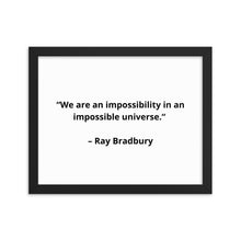 Load image into Gallery viewer, Ray Bradbury New Age Framed Poster