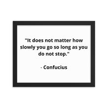 Load image into Gallery viewer, Spiritual Confucius Quote Framed Poster