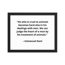 Load image into Gallery viewer, Pets Immanuel Kant Framed Poster