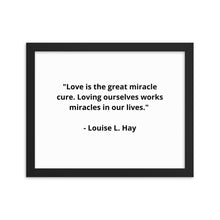 Load image into Gallery viewer, Self-Love Louise L. Hay Framed Poster