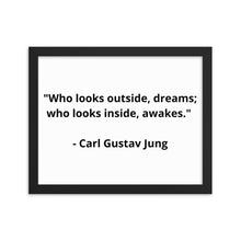 Load image into Gallery viewer, Self-Love Carl Gustav Jung Framed Poster