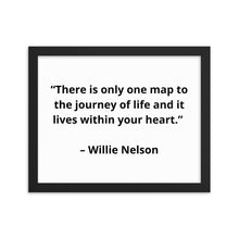 Load image into Gallery viewer, Musicians Willie Nelson Framed Poster