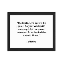 Load image into Gallery viewer, Spiritual Buddha Framed Poster
