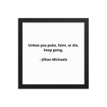 Load image into Gallery viewer, Jillian Michaels Framed Poster