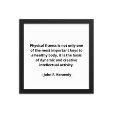 Load image into Gallery viewer, John F. Kennedy Framed Poster