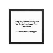 Load image into Gallery viewer, Arnold Schwarzenegger Framed Poster