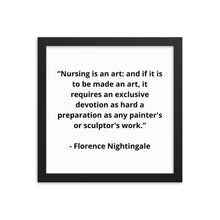 Load image into Gallery viewer, Florence Nightingale Framed Poster