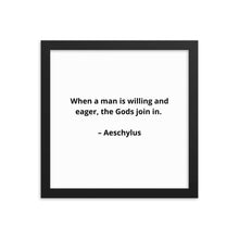 Load image into Gallery viewer, Aeschylus New Age Framed Poster