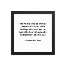 Load image into Gallery viewer, Pets Immanuel Kant Framed Poster