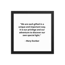 Load image into Gallery viewer, Self-Love Mary Dunbar Framed Poster