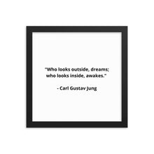 Load image into Gallery viewer, Self-Love Carl Gustav Jung Framed Poster