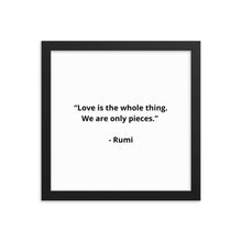 Load image into Gallery viewer, Romance Rumi Framed Poster