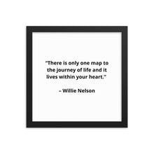 Load image into Gallery viewer, Musicians Willie Nelson Framed Poster
