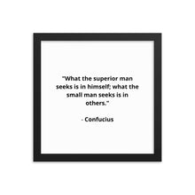 Load image into Gallery viewer, Spiritual Confucius 4 Framed Poster