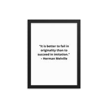 Load image into Gallery viewer, Herman Melville Framed Poster