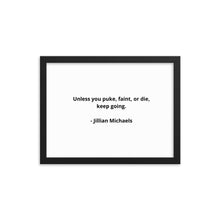 Load image into Gallery viewer, Jillian Michaels Framed Poster