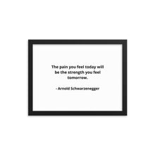 Load image into Gallery viewer, Arnold Schwarzenegger Framed Poster